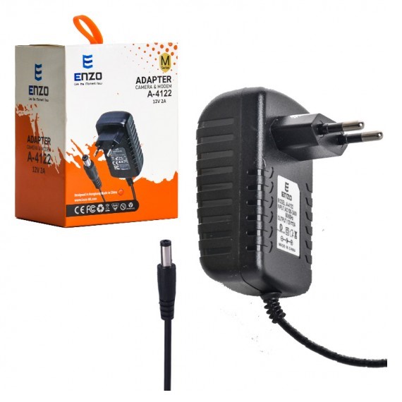 آداپتور 12 ولت | 2 آمپر انزو (ENZO) مدل A-4122