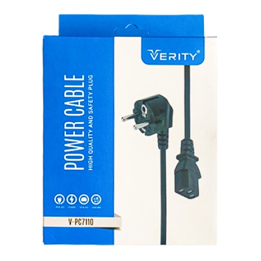 کابل پاور کامپیوتر 1.5 متری برند وریتی (VERITY) مدل V-PC7110