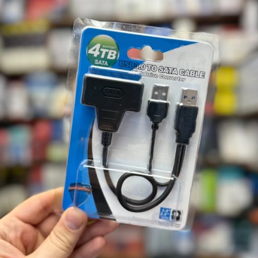 مبدل راه انداز دیسک و درایو نوری اکسترنال (USB3.0 to SATA)